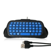 PS4 Wireless Gaming Keyboard - 2.4G RF Keyboard for PS4 Original/PS4 Slim | Compact Design, Easy Pairing, Compatible with DualShock 4 Controllers for Chat, In-Game Typing & Media Navigation