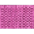 thumbnail image 1 of Ahgly Company Indoor Rectangle Checkered Pink Modern Area Rugs, 8' x 10', 1 of 4