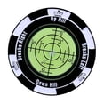thumbnail image 4 of LOVIVER 2xGolf Ball Marker Round Bubble Level High Precisions Golf Putting Green black, 4 of 8