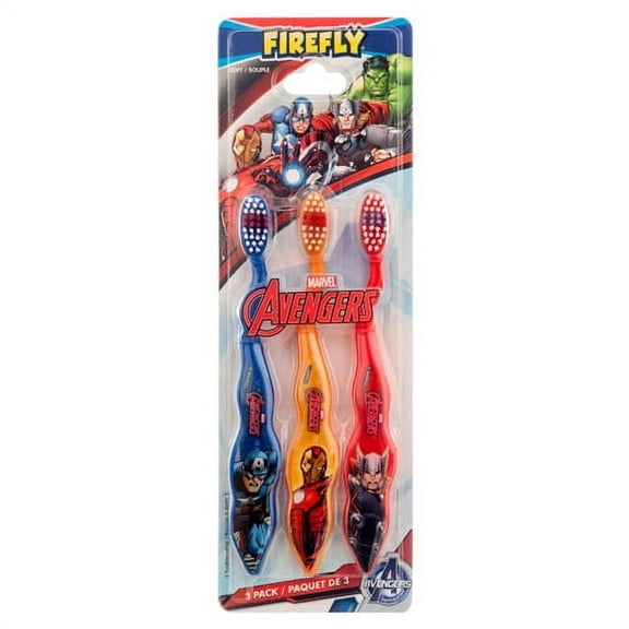 3/Pk MARVEL HEROES AVENGERS KIDS TOOTHBRUSH