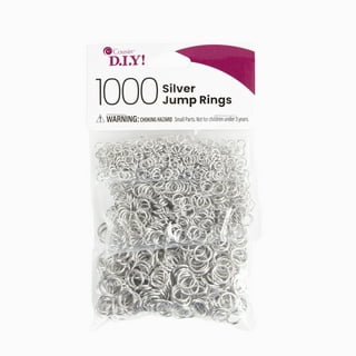 Open Jump Rings, Silver, 1014 pcs, 6 Sizes Open Jump Rings for Jewelry  Making, Silver Jump Rings and Lobster Clasps - Mr. Pen Store