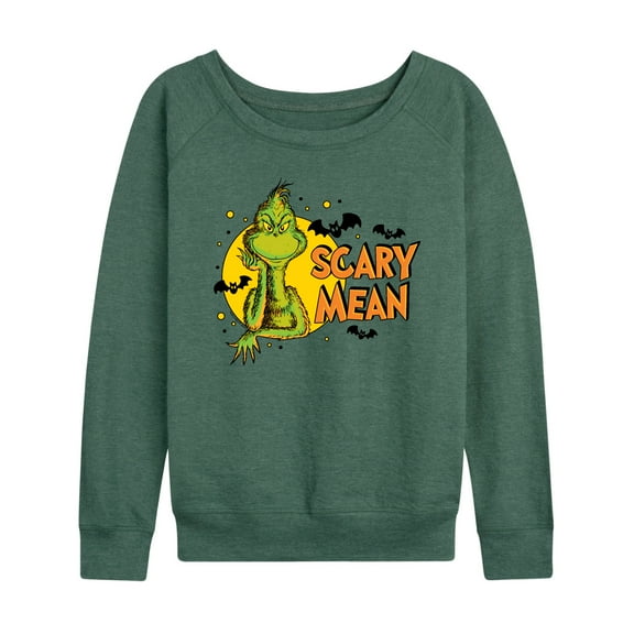 The Grinch - Scary Mean - Women's Lightweight French Terry Long Sleeve Shirt