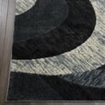 thumbnail image 3 of PowerSellerUSA Catalina Collection Contemporary Modern Abstract Area Rug 8' x 11' in Gray with Multi-Color Olefin Carpet, Soft Durable Fade-Resistant  Floor Rug for Living Room Bedroom, 3 of 6