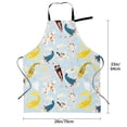 thumbnail image 2 of Kdxio Japanese Carps Apron with Pockets Adjustable Kitchen Aprons for Men Women Waterproof Aprons for Cooking,Drawing,Crafting, Baking Household Cleaning, 2 of 5