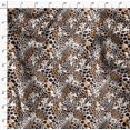 thumbnail image 4 of Soimoi Orange Heavy Canvas Fabric Leopard Animal Skin Print Fabric by Yard 58 Inch Wide, 4 of 6
