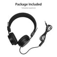 Foldable Over Ear Kids Headset, 3.5mm Noise Protection Earphones for