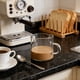 thumbnail image 4 of Juego de 2 tazas de café de 4 oz con doble boquilla, vasos de chupito, taza de leche con asa, vaso de vidrio transparente, 4 of 6