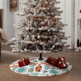 thumbnail image 4 of Bingfone Christmas Tree Skirt Mat Christmas Decoration Interior 36" -Cute Tableware, 4 of 6