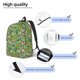 thumbnail image 3 of Easygdp Vintage Sugar Skull Mochila de Lona Resistente para Laptop, Compatible con Laptops de 15 a 17 pulgadas, Ideal para Escuela, Trabajo y Viajes-Small, 3 of 5