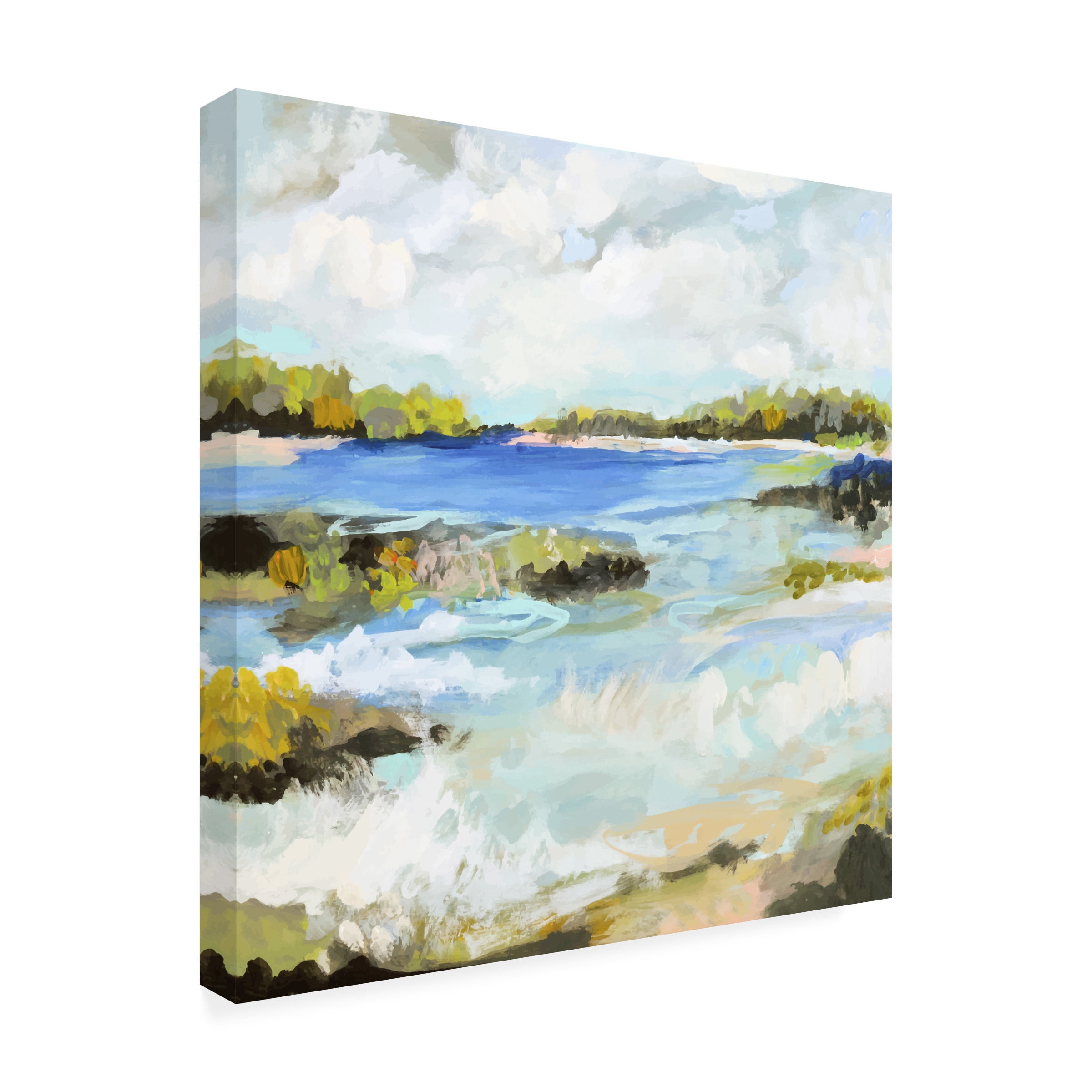 Karen Fields 'Surfscape II' Canvas Art