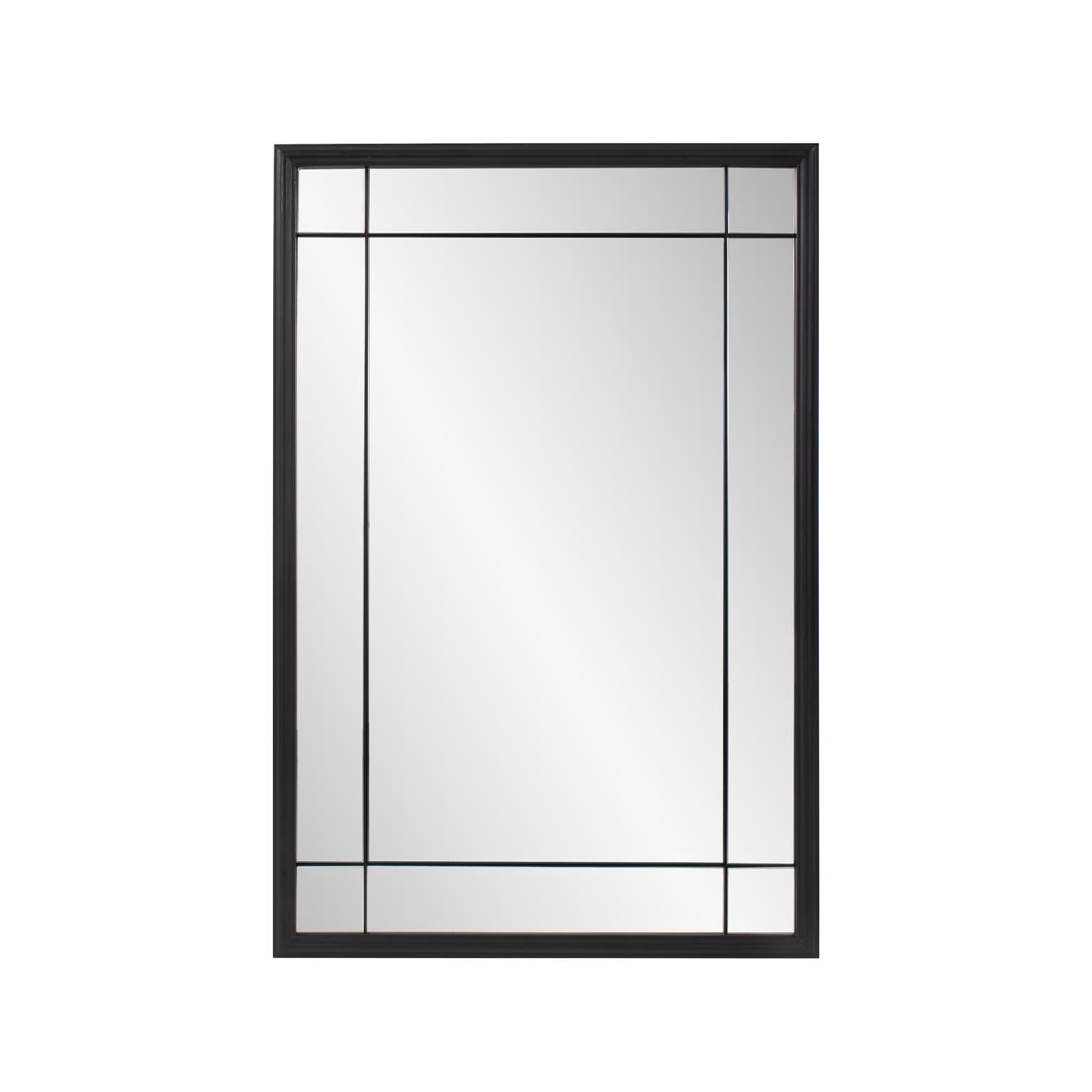 Tyler Dillon Antique Brass Metal French Multi-Panel Framed Vantiy and Wall Mirror - 36"H x 24"W