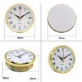 thumbnail image 4 of Reloj de con inserción de reloj Sunnimix movimiento de ajuste Adornos dorados 3 pulgadas 80 mm, 4 of 4
