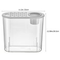 thumbnail image 2 of LOLIPPYY 1Set Oval Plastic Fish Tank For Small Fish And Turtle Home Office Decor 32x28.5Cm, 2 of 6