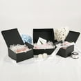 thumbnail image 3 of PKGSMART 10 Small Gift Boxes with Lids, Black Gift Boxes Bulks for Wedding, Party, 6x6x4 inches, 3 of 7