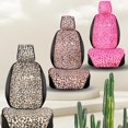 thumbnail image 2 of Cojín de asiento de coche de invierno de felpa de leopardo, decoración interior de un solo asiento para automóvil, adecuado para automóviles, camiones y SUV, 2 of 5
