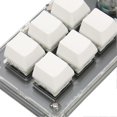 thumbnail image 5 of 6 Key Mini Keypad with Knob Blue Switch Wired USB Wireless Bluetooth Dual Mode Connection DIY Programmable Mechanical Keyboard White, 5 of 5