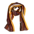 thumbnail image 4 of Summer Fashion Sheer Lightweight Paisley Stole Skinny Scarf, 4 of 9