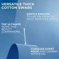 thumbnail image 3 of (Pack of 2) Q-tips Cotton Swabs Original for Hygiene and Beauty Care, Made with 100% Cotton 500 Count, 3 of 6