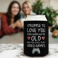 thumbnail image 5 of I Promise to Love Even When We're Old and You Still Play Video Games 12-Pack Can Drink Coolies, 5 of 8