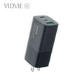 thumbnail image 5 of VIDVIE 3 Port Fast Wall Charger Head USB & Type C 65W Output XL-PLM320 Black, 5 of 7