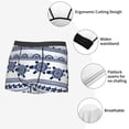 thumbnail image 6 of Balery Sea Underwater Turtles Men's Boxer Briefs, Soft and Breathable Cotton Underwear with nylon Waistband-Large, 6 of 9