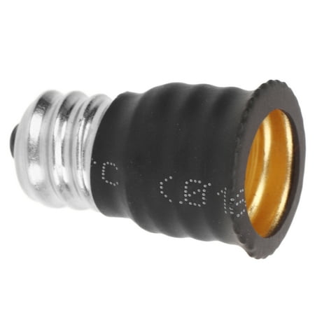 

E14 To E12 Bulb Adapter E12 To E14 Adapter 6Pcs For Living Rooms For Garages Black