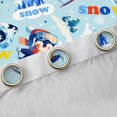 thumbnail image 4 of Homewish Kawaii Winter Penguin Curtains Pack of 2 (42x84 Each), Blue Snow Mountain Curtains Blackout, Cartoon Antarctic Animal Bedroom Curtains, Window Curtains Decor, 4 of 6