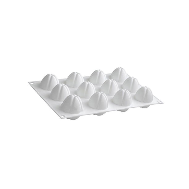 Professional 6 Cavity 3D Tulips Cake Molds Flexible Silicone For Easy Demold And Creative Kitchen Projects Multicolor