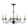 thumbnail image 5 of Livex Lighting Heritage Chandelier in Black, 5 of 9
