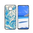 thumbnail image 1 of Compatible with Moto G Play 2021 Phone Case, Blue-Marble999-87 Case Silicone Protective for Teen Girl Boy Case for Moto G Play 2021, 1 of 1