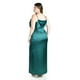 thumbnail image 3 of Vestido de escote drapeado Roman Fashion /Tallas Extras, 2005 (Verde botella) verde oscuro 40, 3 of 6