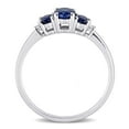 thumbnail image 4 of Everly Women's Sapphire 10K White Gold Engagement Ring, 4 of 7