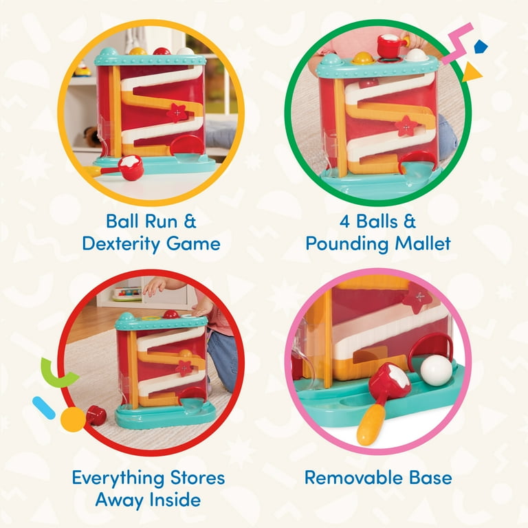 Battat Pound & Roll Ball Maze with Mallet photo 2