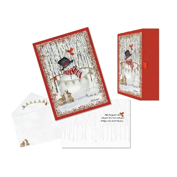 Joyful Snowman - Glitter Keepsake