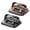 Black + Orange, variant on 360 Degree Rotation Dashboard Phone Holder for Car, Anti-Slip Grips & One-Hand Operation Car Cell Phone Mount with Adjustable Spring Clip, Compatible with All Smartphones