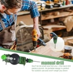 WIFKLSIIPG Small Cordless Drill Hand Drill Craft Drill Portable Drill Hole Punch | Hand Tools Hand Drill Hand Crank Drill Compact Drill Hand Drill for Wood Model Making