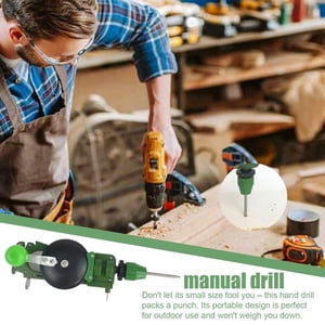 Outils de travail du bois Perceuse compacte sans fil pour l'artisanat de précision et le forage au trou avec la conception portative de perceuse à main