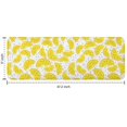 thumbnail image 7 of Yellow Lemon Fruit Slices White Pattern Kitchen Rug Mat,Kitchen Runner Rugs Non Skid Washable,Decorative Kitchen Floor Mats for Kitchen,Sink,Laundry,17"x47.2", 7 of 7