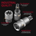 thumbnail image 5 of Stark USA 35PC Master TORX Bit Socket Set, Premium S2 Alloy Steel, Solid Star & Tamper Proof T8 - T60, 5 of 7