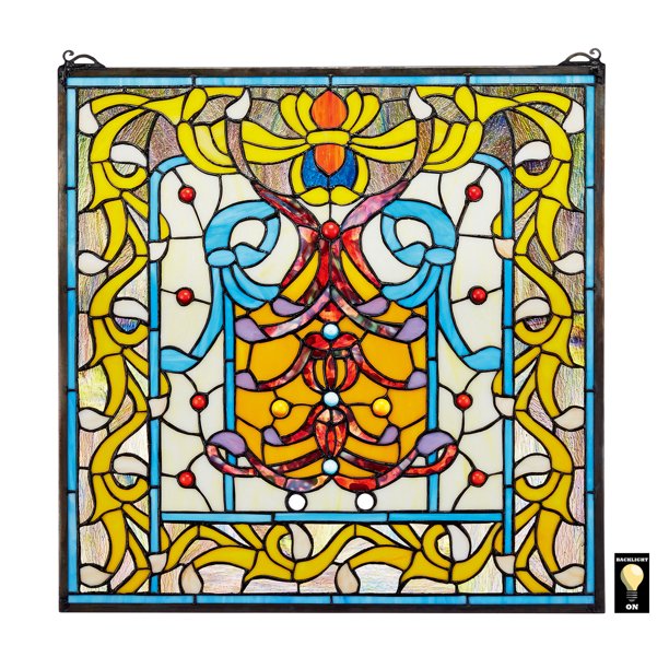 Design Toscano Bedford Manor Stained Glass Window