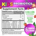 thumbnail image 3 of Probiotic for Kids - Natural Immune Support & Digestive Health Supplement - Nature's Daily Children's Probiotic Gummy for Ages 4+ Vegan, Gluten, Soy & Dairy Free - Berry Flavored - 60 Gummies, 3 of 10