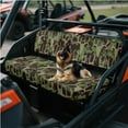 thumbnail image 3 of Uorisanigo UTV Seat Covers Set Scratch-Proof Polyester Material, Camouflage Skull Deer Mule Bench Seat Cover Fits for Kawasaki Mule 4010 4x4 SE 2016-2018, UTV Accessories for All Seasons, 3 of 7