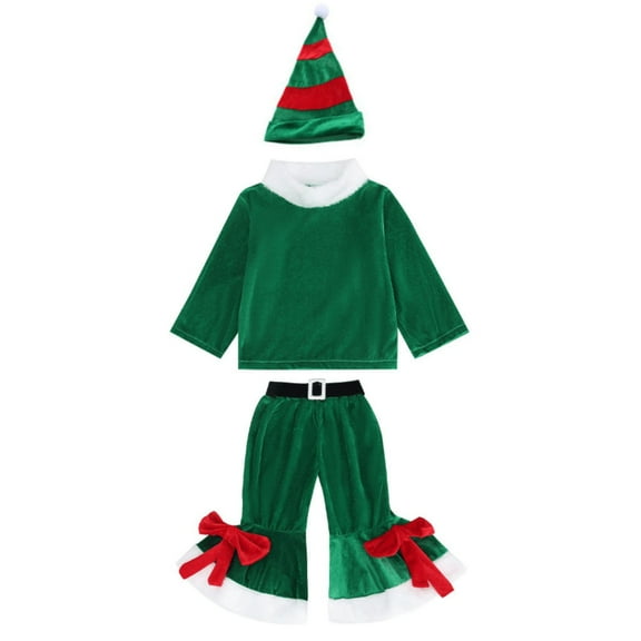 JLMSPLWG My First Christmas Boy Outfit Infant Boys Christmas Outfits Boys Outfit Size 6 Boys 5t Clothes Teen Clothes for Girls Ages 13-15 Tween, Green 12-18 Months