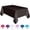 Black, variant on Bxaolu Plastic Table Cloth Rectangle Table Protector 1 Pack, 6×4.5ft Tablecloth, Pink, Table Cloth for Disposable Use, Table Cover for Holiday Party, Gathering