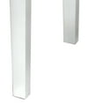 thumbnail image 2 of Benjara Rectangular Wooden Nesting Table with Geometric Edges, Set of 2, Silver, 2 of 3