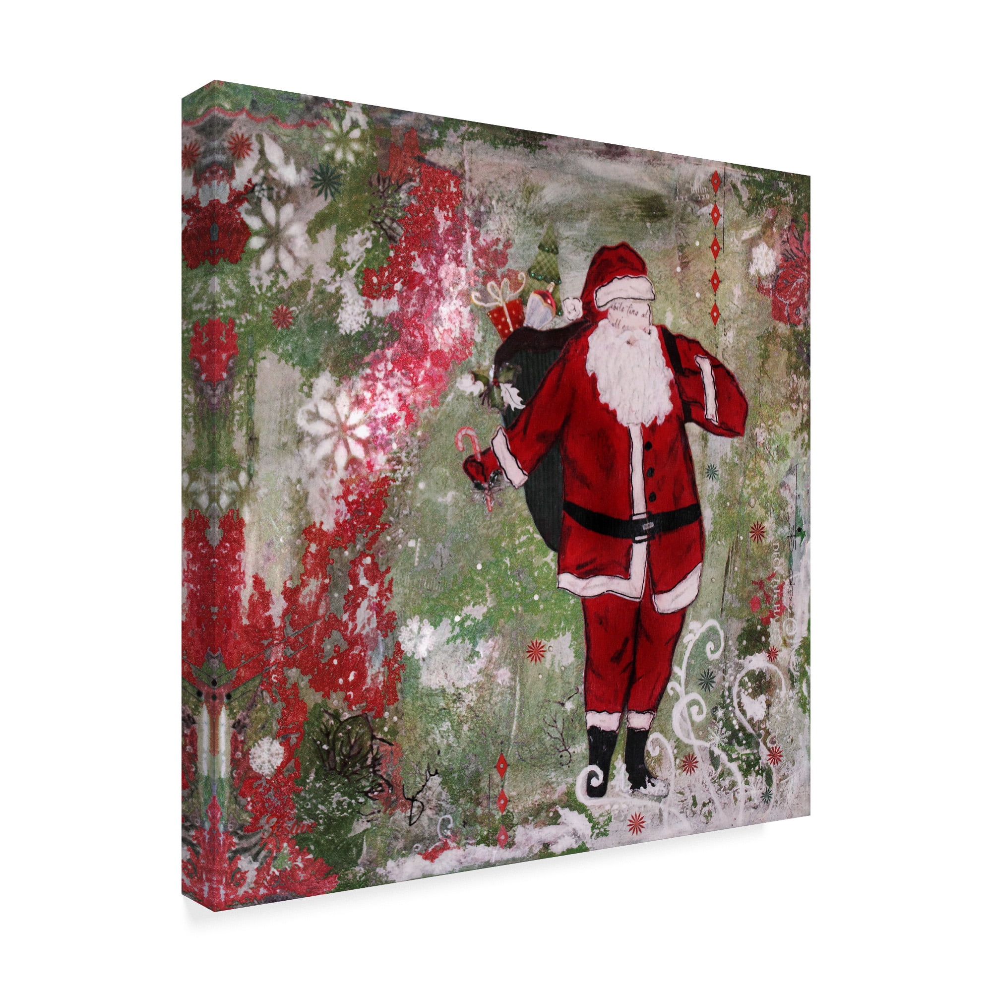 Trademark Fine Art 'Making Spirits Bright' Canvas Art by Janelle Nichol