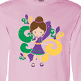 thumbnail image 4 of Inktastic Mardi Gras Girl Long Sleeve T-Shirt, 4 of 5