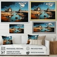 thumbnail image 4 of Designart "Surreal Persistence Dali's Art II" Landscapes Framed Wall Art - Traditional Blue Surrealism Landscape Living Room Framed Canvas Art, 4 of 6