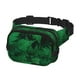 thumbnail image 2 of Fotbe Green Leave Fern Cangurera Cuadrada con Estampado de Doble Capa, Bolsa de Cintura Ajustable Mini para Hombres y Mujeres, 2 of 9