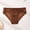 Wine, variant on Women's Plus Size High Waist Thong Underwear with Lace Trim, Breathable Seamless Design for Comfort